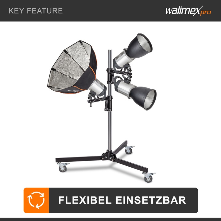 Produktbild Walimex pro Pro Rollstativ (223 cm, 12 kg)