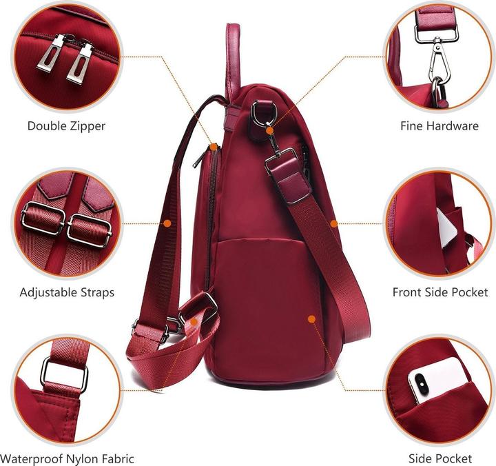 Produktbild Only-Bags.Store Rucksack Wasserdichtes Nylon Schulranzen