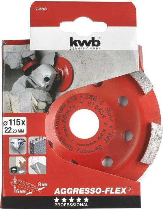 Produktbild kwb Diamantschleifteller 115Mm