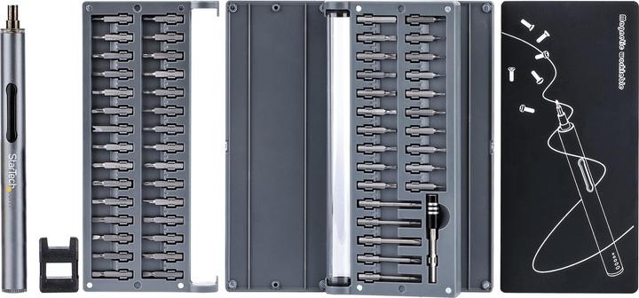 Actual product image StarTech Mini Electric Screwdriver - Mini cordless screwdriver for electronics, laptop, computer, tablet