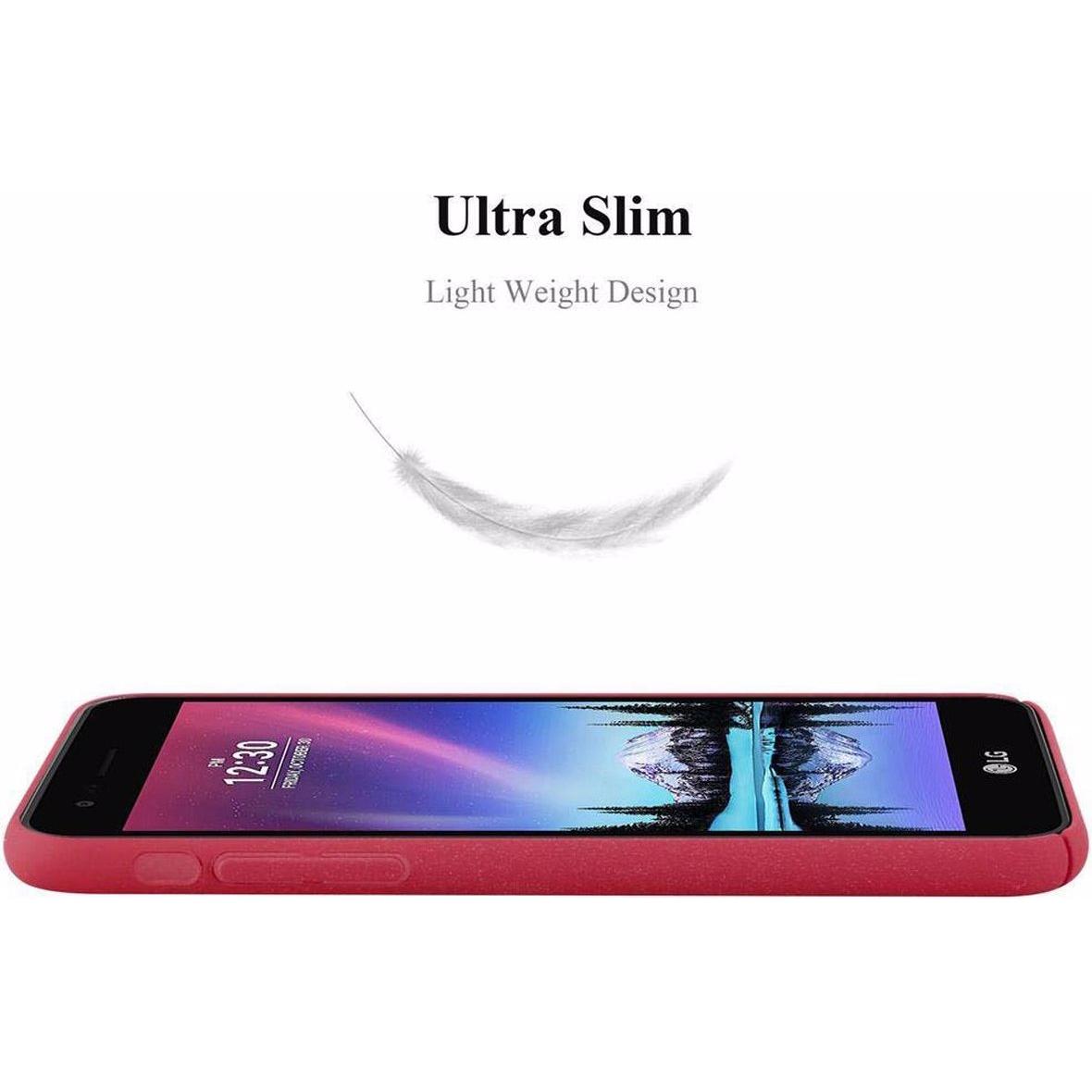 Thumbnail - Cadorabo Hard Cover Frosty Cover (LG K4), Smartphone Hülle, Rot