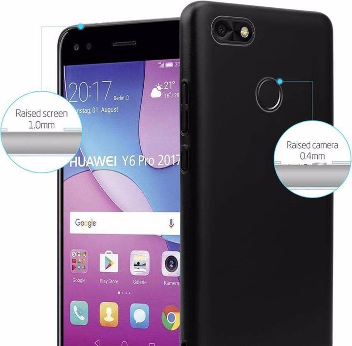 Produktbild Cadorabo Hard Cover Matt Metall Cover (Huawei Y6 Pro (2017))