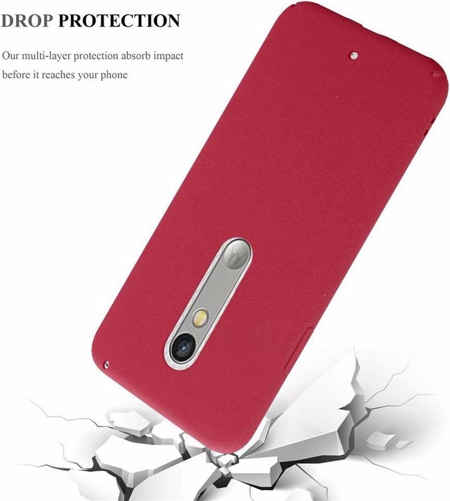 Image du produit Cadorabo Couverture rigide Frosty Cover (Motorola Moto X Play)