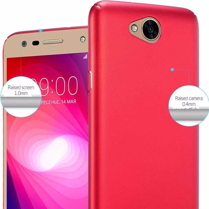 Actual product image Cadorabo Hard Cover Matt Metal Cover (LG X Power 2)