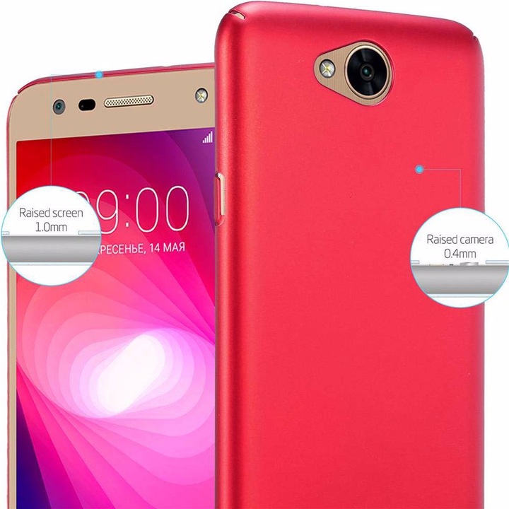 Produktbild Cadorabo Hard Cover Matt Metall Cover (LG X Power 2)
