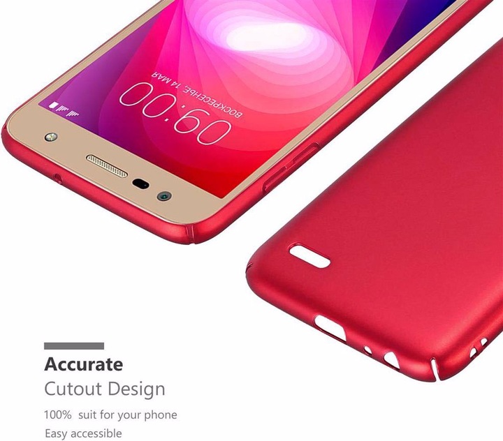 Produktbild Cadorabo Hard Cover Matt Metall Cover (LG X Power 2)