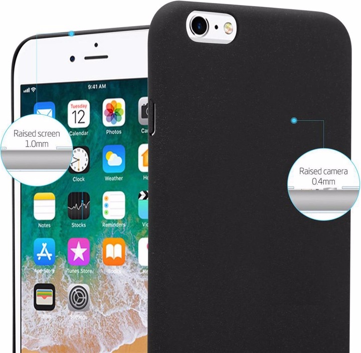 Image du produit Cadorabo Couverture rigide Frosty Cover (Apple iPhone 6 Plus)