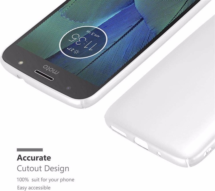 Actual product image Cadorabo Hard Cover Matt Metal Cover (Motorola Moto G5S Plus)