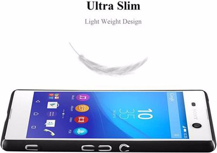 Actual product image Cadorabo Hard Cover Matt Metal Cover (Sony Xperia M5)
