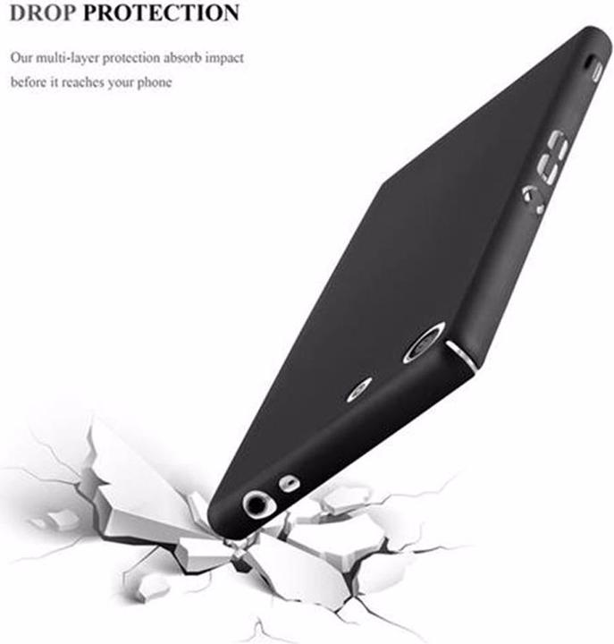 Actual product image Cadorabo Hard Cover Matt Metal Cover (Sony Xperia M5)