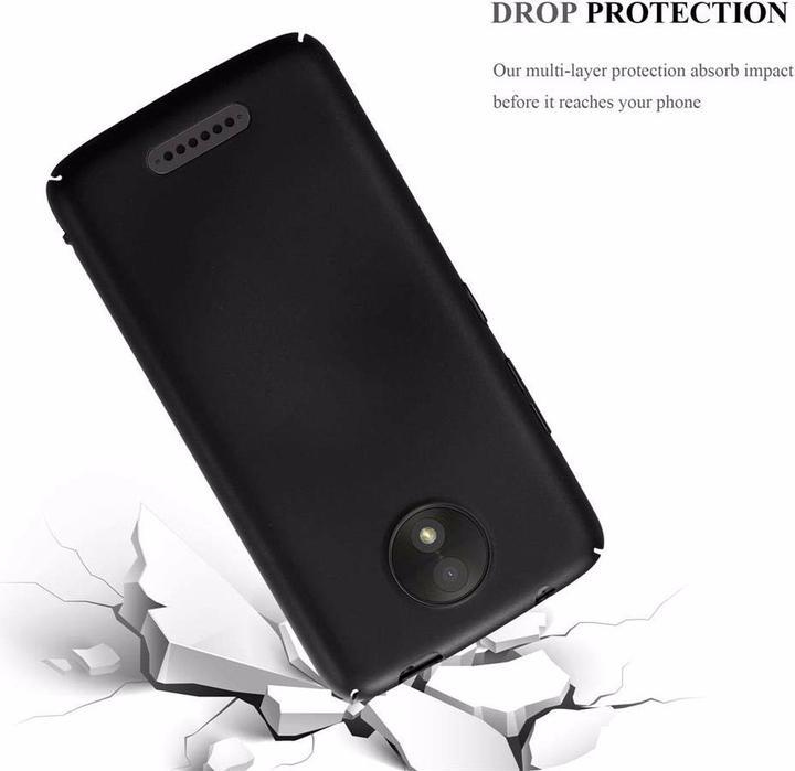 Actual product image Cadorabo Hard Cover Matt Metal Cover (Motorola Moto C)