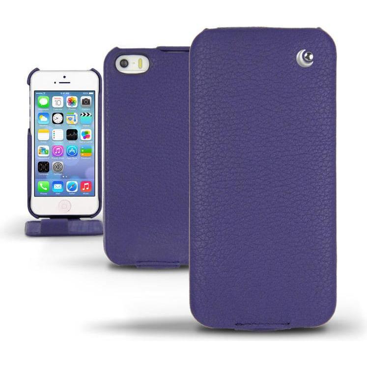 Thumbnail - Noreve Lederschutzhülle vertikal (Apple iPhone 5s), Smartphone Hülle, Violett