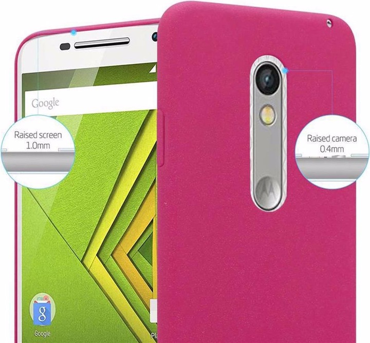 Actual product image Cadorabo Hard Cover Frosty Cover (Motorola Moto X Play)