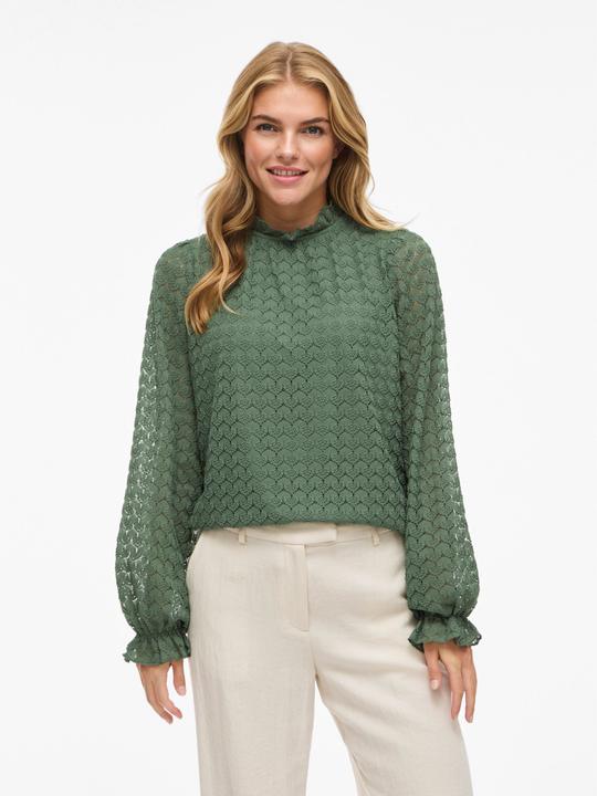 Immagine prodotto Vila VIMOKA Stehkragen Oberteil mit langen Ärmeln (M)