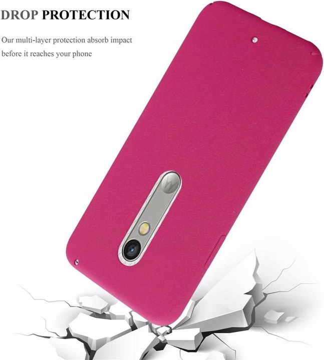 Actual product image Cadorabo Hard Cover Frosty Cover (Motorola Moto X Play)