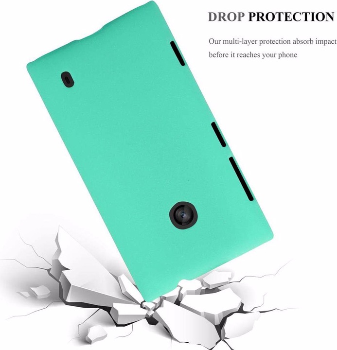 Actual product image Cadorabo Hard Cover Frosty Cover (Nokia Lumia 520, Nokia Lumia 521)