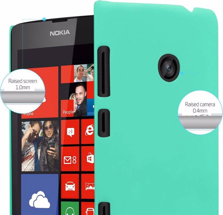 Actual product image Cadorabo Hard Cover Frosty Cover (Nokia Lumia 520, Nokia Lumia 521)