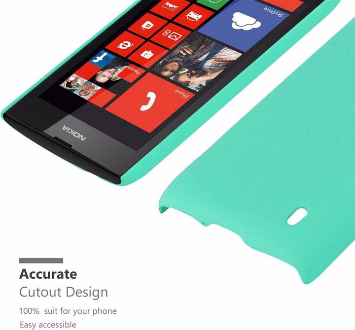 Actual product image Cadorabo Hard Cover Frosty Cover (Nokia Lumia 520, Nokia Lumia 521)