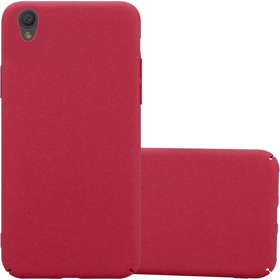 Cadorabo Hard Cover Frosty Cover (Sony Xperia L1), Smartphone Hülle, Rot