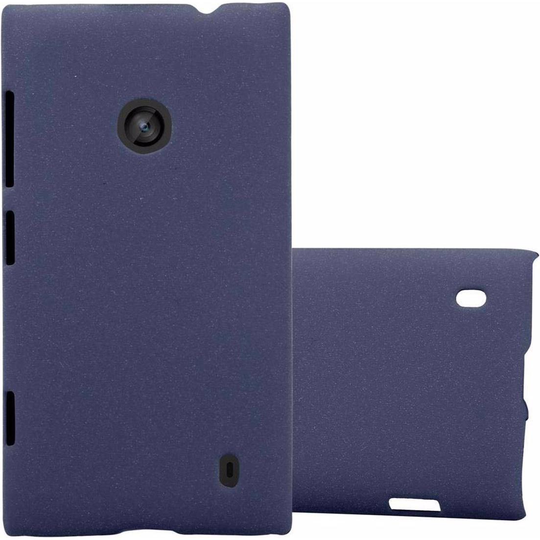 Cadorabo Hard Cover Frosty Cover (Nokia Lumia 520, Nokia Lumia 521), Smartphone Hülle, Blau