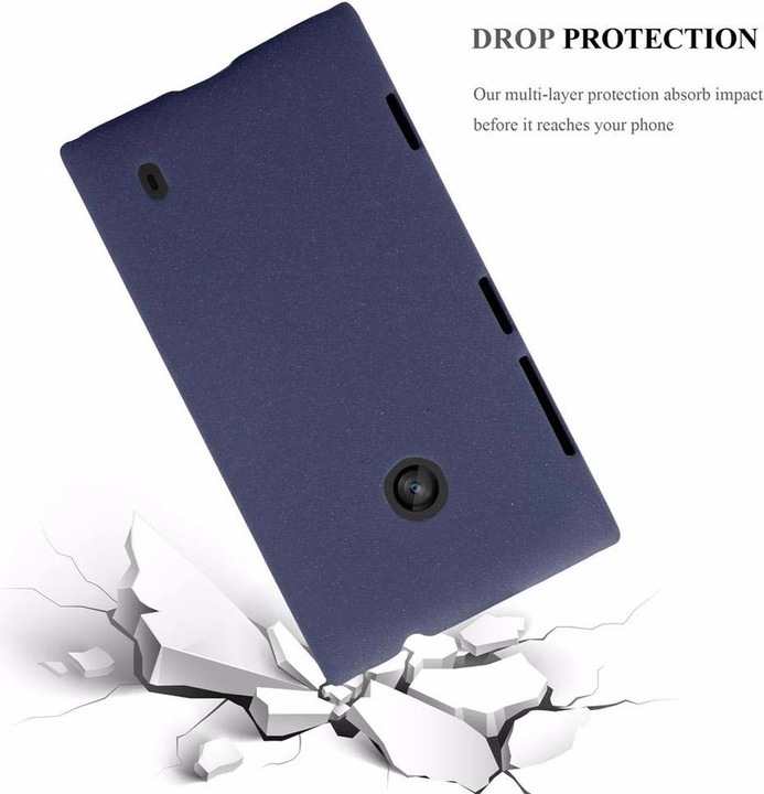 Image du produit Cadorabo Couverture rigide Frosty Cover (Nokia Lumia 520, Nokia Lumia 521)