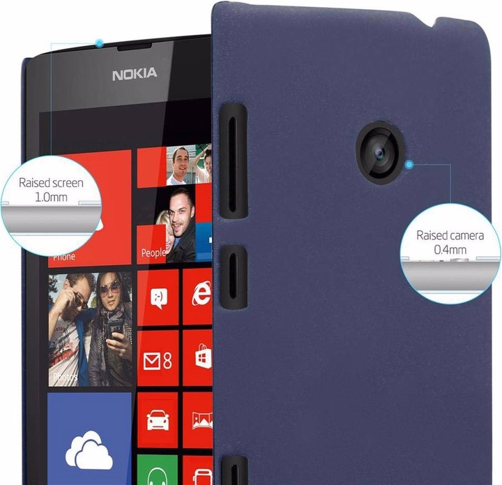 Image du produit Cadorabo Couverture rigide Frosty Cover (Nokia Lumia 520, Nokia Lumia 521)
