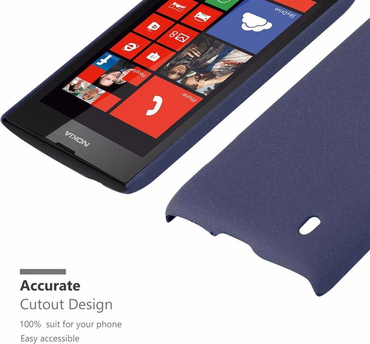 Image du produit Cadorabo Couverture rigide Frosty Cover (Nokia Lumia 520, Nokia Lumia 521)