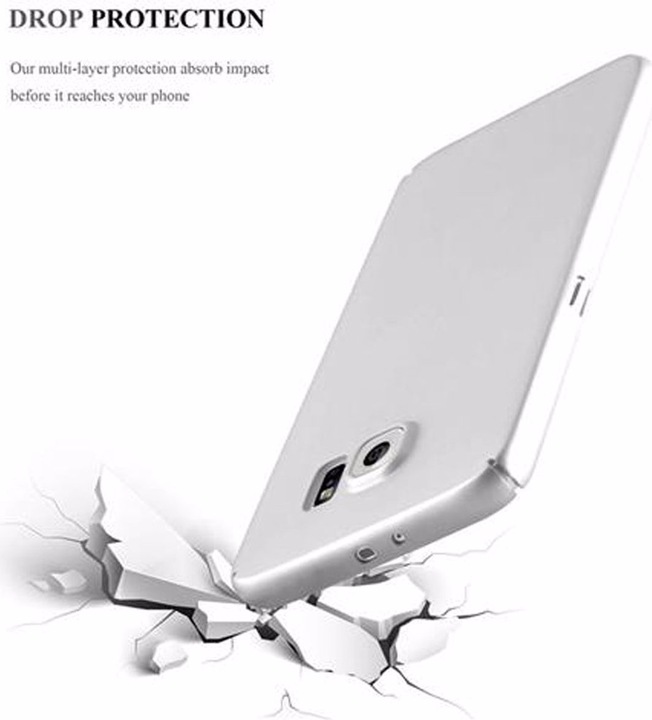 Actual product image Cadorabo Hard Cover Matt Metal Cover (Samsung Galaxy S6)