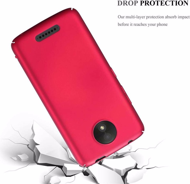 Produktbild Cadorabo Hard Cover Matt Metall Cover (Motorola Moto C)