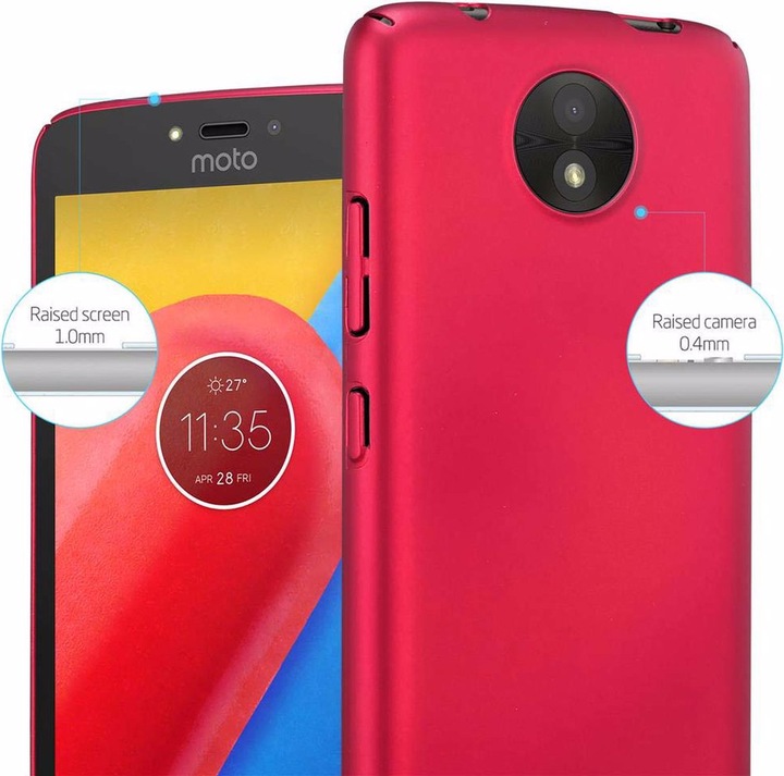 Produktbild Cadorabo Hard Cover Matt Metall Cover (Motorola Moto C)
