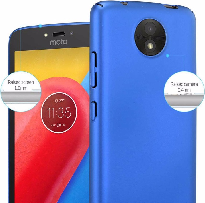 Produktbild Cadorabo Hard Cover Matt Metall Cover (Motorola Moto C)