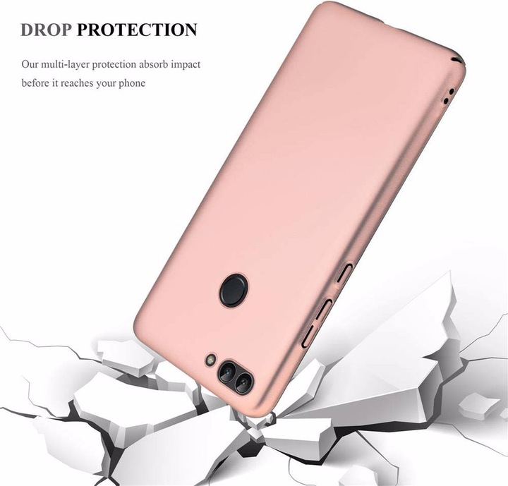 Produktbild Cadorabo Hard Cover Matt Metall Cover (Huawei Enjoy 7S, Huawei P Smart (2018))