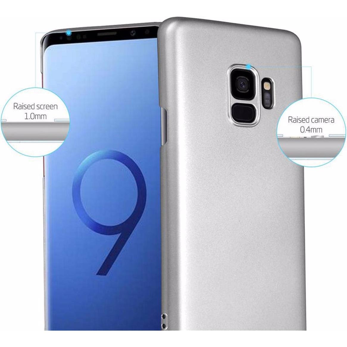 Thumbnail - Cadorabo Hard Cover Matt Metall Cover (Samsung Galaxy S9+), Smartphone Hülle, Silber