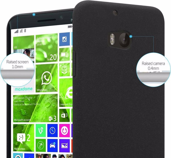 Actual product image Cadorabo Hard Cover Frosty Cover (Nokia Lumia 930)