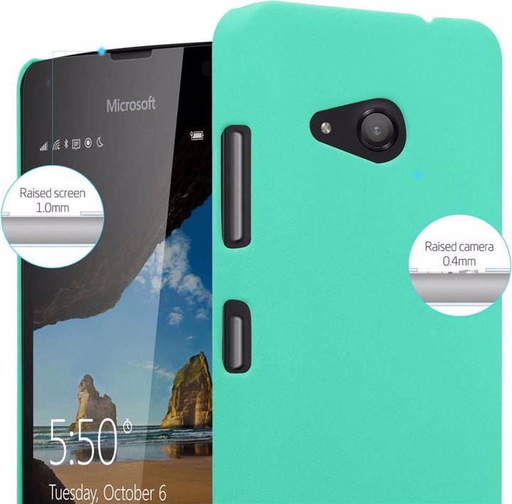 Image du produit Cadorabo Couverture rigide Frosty Cover (Microsoft Lumia 550)