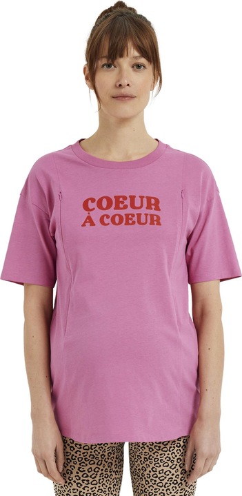 Vertbaudet Bio-Kollektion: T-Shirt für Schwangerschaft und Stillzeit mit Message-Print