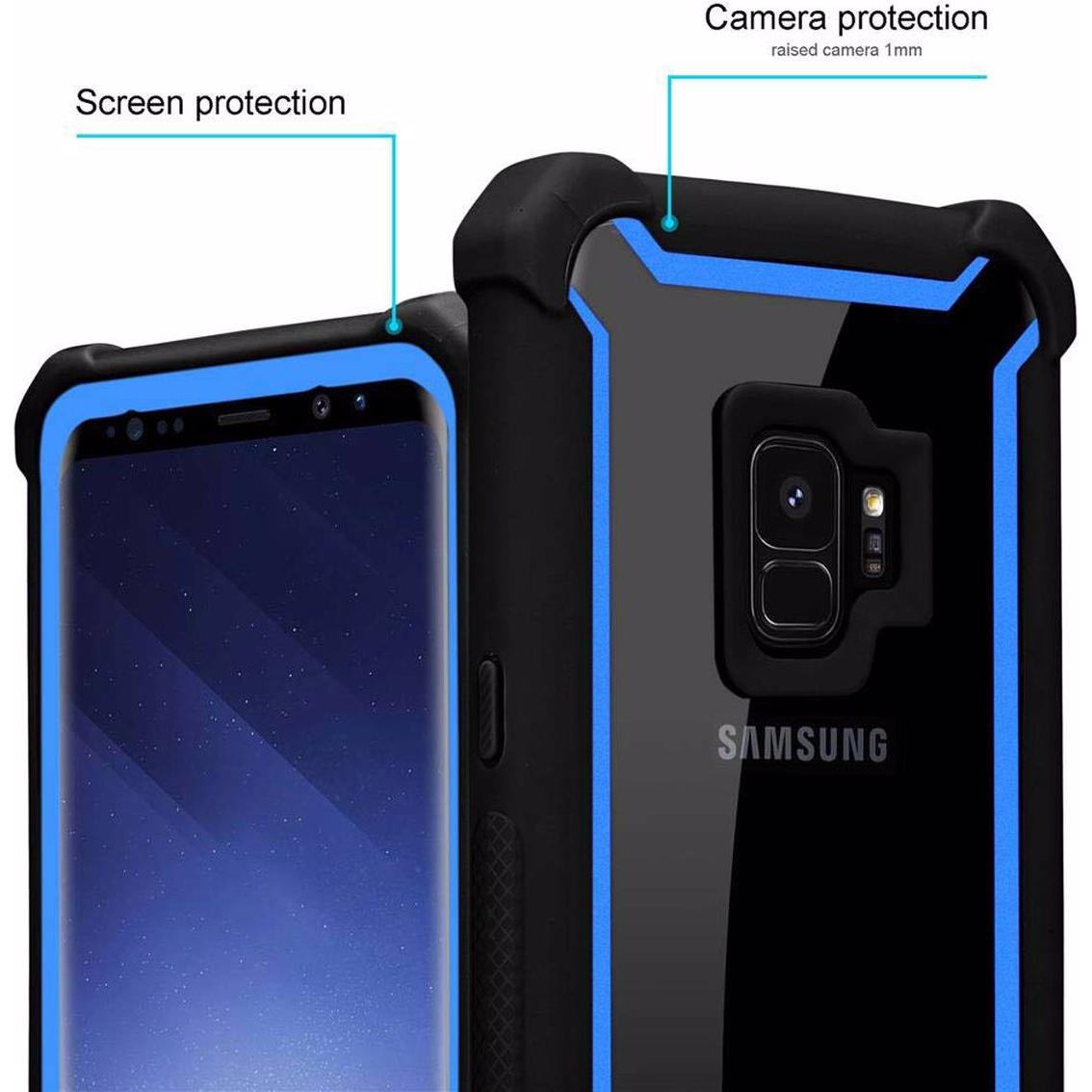 Thumbnail - Cadorabo Hybrid 2-in-1 Acrylic Cover (Samsung Galaxy S9+), Smartphone Hülle, Blau