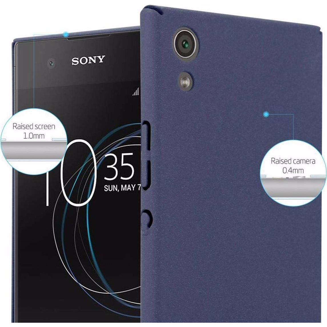 Thumbnail - Cadorabo Hard Cover Frosty Cover (Sony Xperia XA1), Smartphone Hülle, Blau