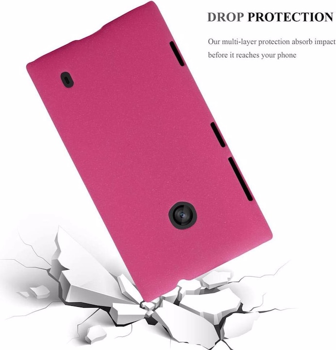 Image du produit Cadorabo Couverture rigide Frosty Cover (Nokia Lumia 520, Nokia Lumia 521)