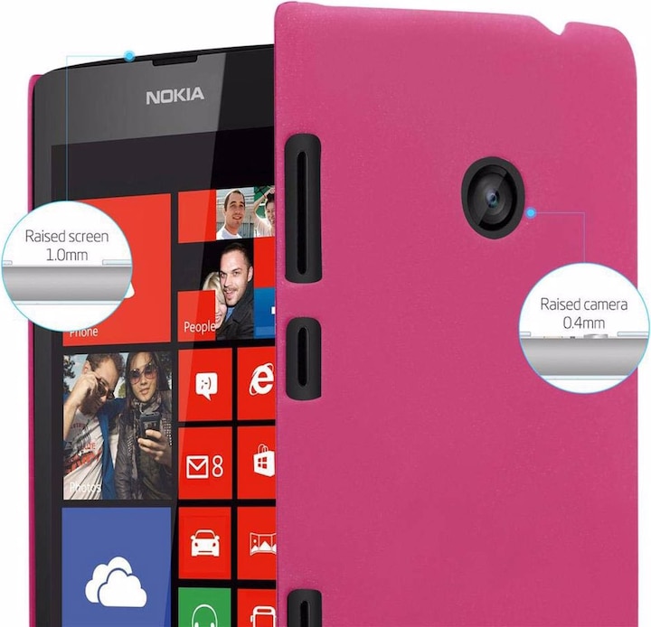 Image du produit Cadorabo Couverture rigide Frosty Cover (Nokia Lumia 520, Nokia Lumia 521)