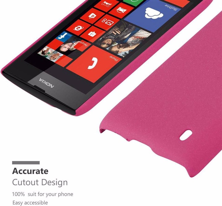 Image du produit Cadorabo Couverture rigide Frosty Cover (Nokia Lumia 520, Nokia Lumia 521)