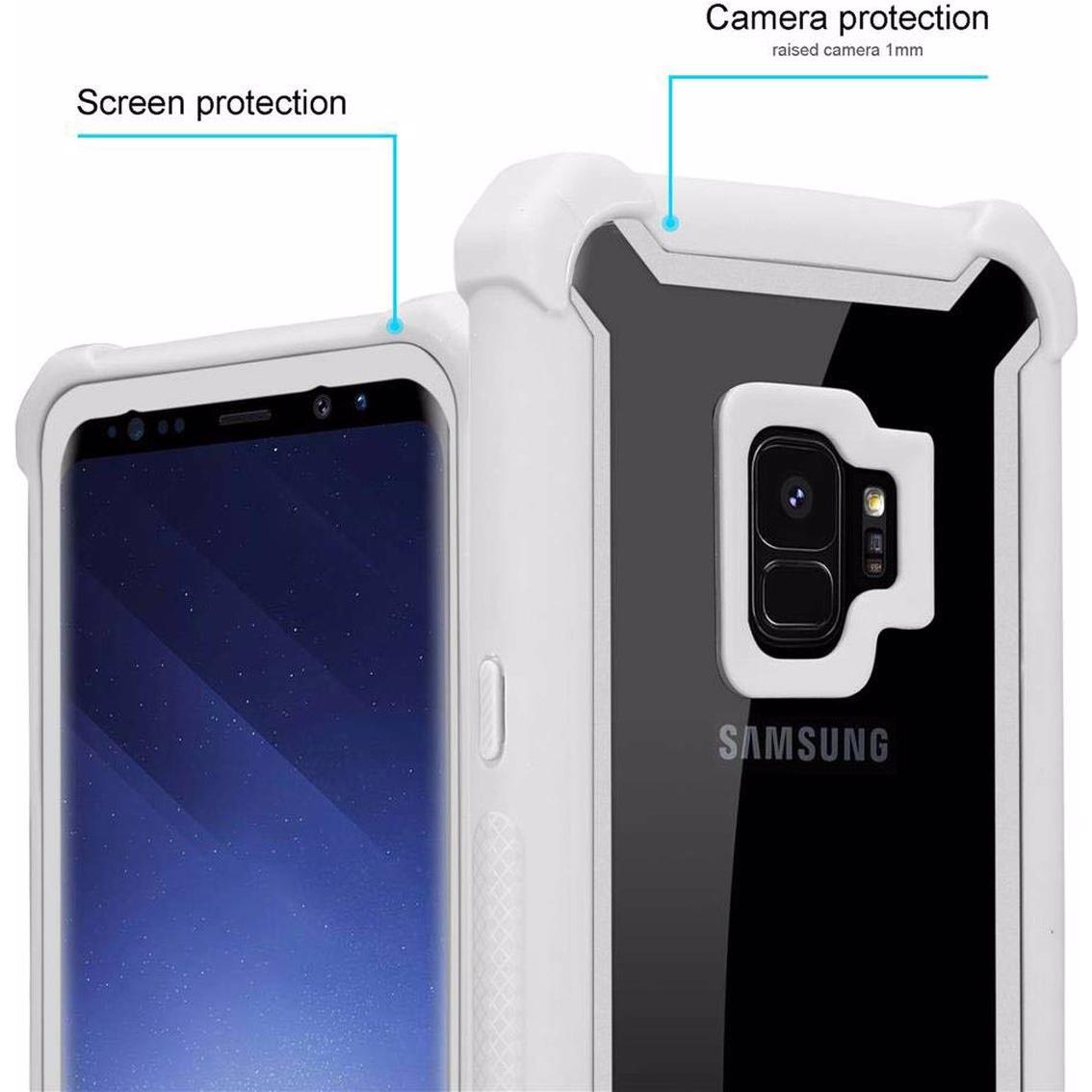Thumbnail - Cadorabo Hybrid 2-in-1 Acrylic Cover (Samsung Galaxy S9+), Smartphone Hülle, Grau