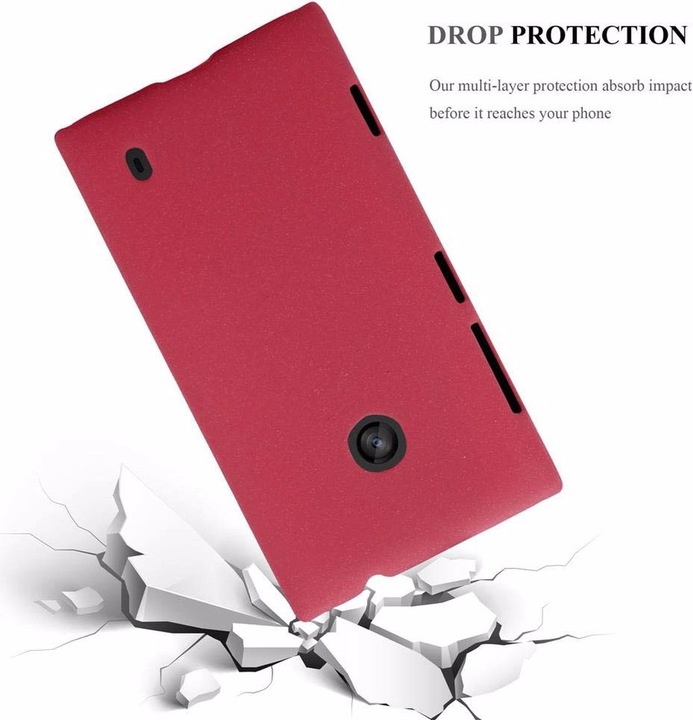 Actual product image Cadorabo Hard Cover Frosty Cover (Nokia Lumia 520, Nokia Lumia 521)