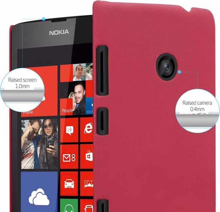 Actual product image Cadorabo Hard Cover Frosty Cover (Nokia Lumia 520, Nokia Lumia 521)