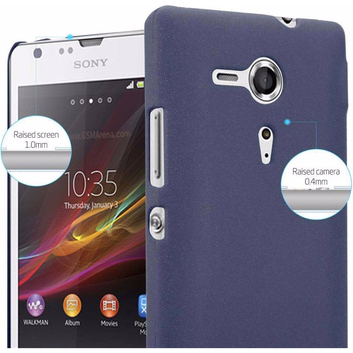 Thumbnail - Cadorabo Hard Cover Frosty Cover (Sony Xperia SP), Smartphone Hülle, Blau