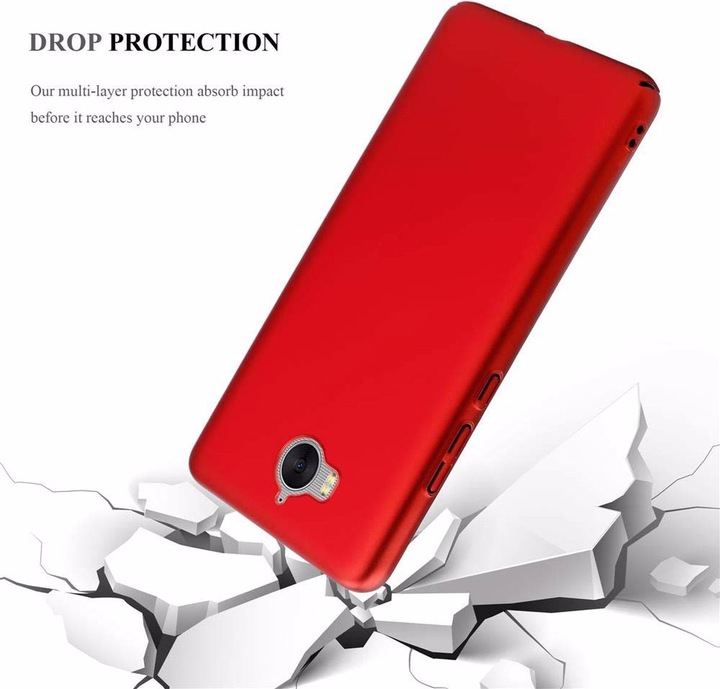 Produktbild Cadorabo Hard Cover Matt Metall Cover (Huawei Y6 (2017))