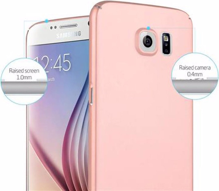 Produktbild Cadorabo Hard Cover Matt Metall Cover (Samsung Galaxy S6)