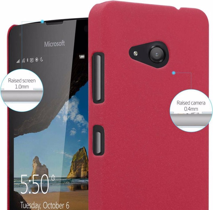 Actual product image Cadorabo Hard Cover Frosty Cover (Microsoft Lumia 550)