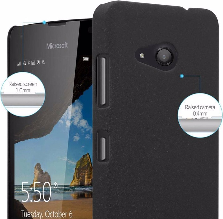 Image du produit Cadorabo Couverture rigide Frosty Cover (Microsoft Lumia 550)
