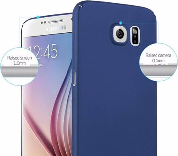 Produktbild Cadorabo Hard Cover Matt Metall Cover (Samsung Galaxy S6)